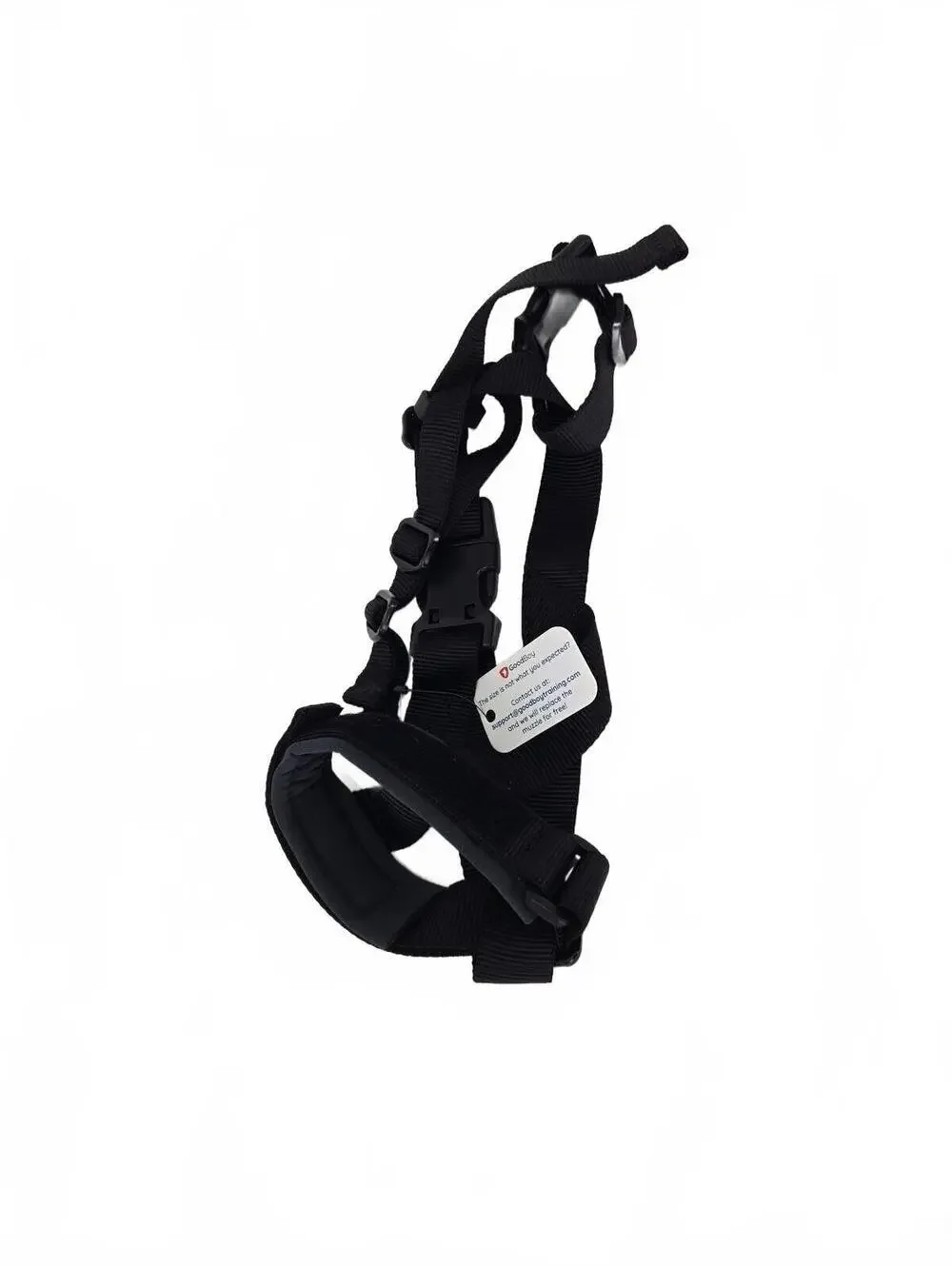 GoodBoy black dog harness